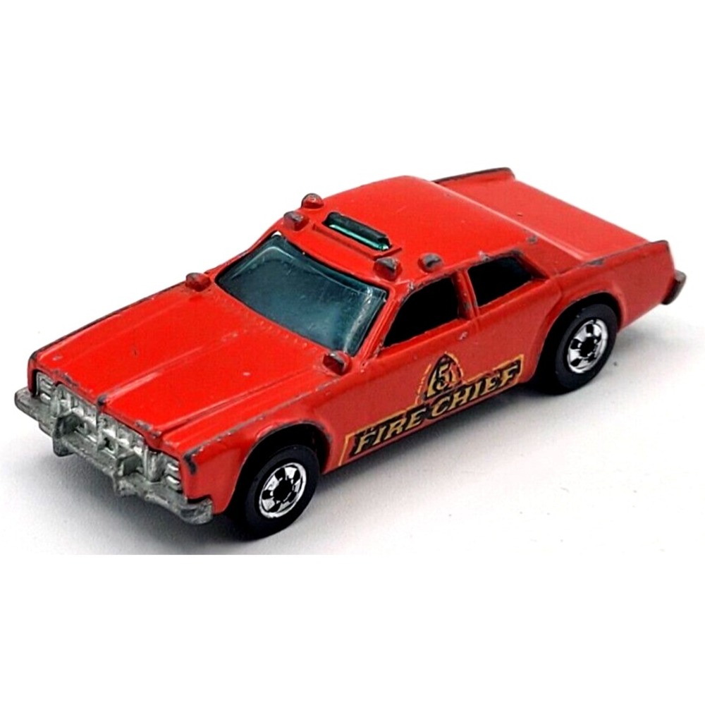 VINTAGE 1977 HOT WHEELS #5 FIRE CHIEF CRUISER DIECAST CAR BLACKWALL HONG KONG